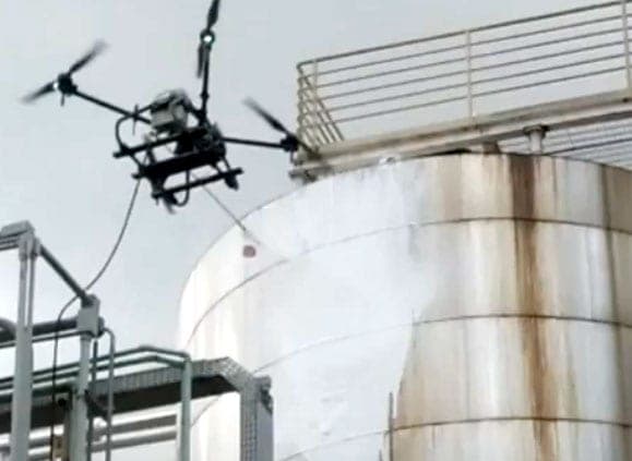 Kit Dronewash patenteado para limpeza com drones DJI